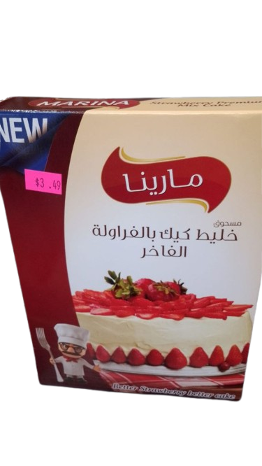 Marina Luxury Strawberry Cake Mix - food