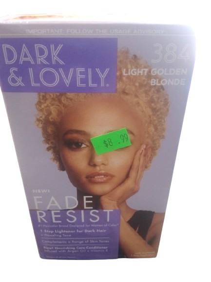 384 light Golden Blonde conditioning hair color - Beauty Supply