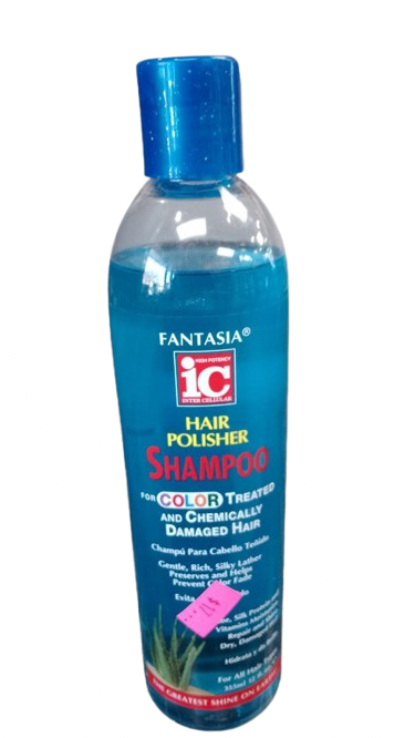 Hair polishing shampoo - detergents